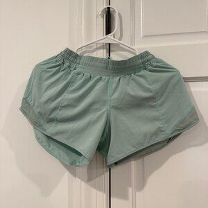 Lululemon Solid Icing Blue Hotty Hot Short